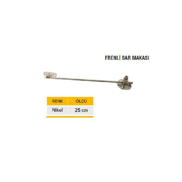 Frenli Bar Makası Nikel 25cm