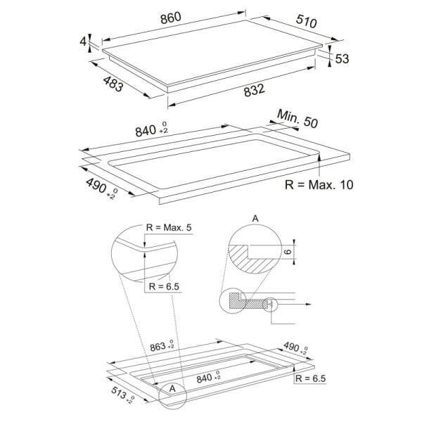 Ocak FMY 906 I FP BK 108.0675.431