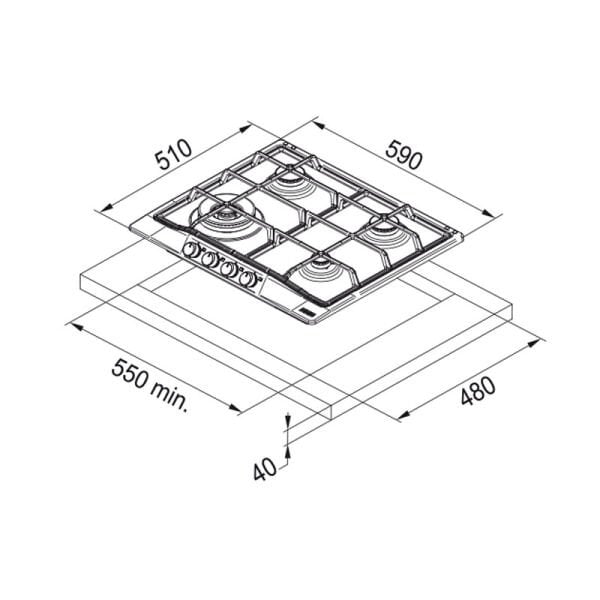 Ocak FCH 604 3G TC N PW C  106.0271.786