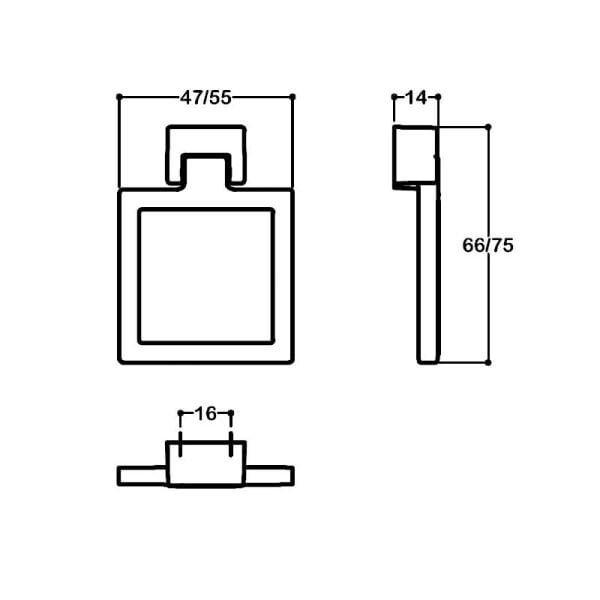 4636 47 mm Kulp Mat Siyah