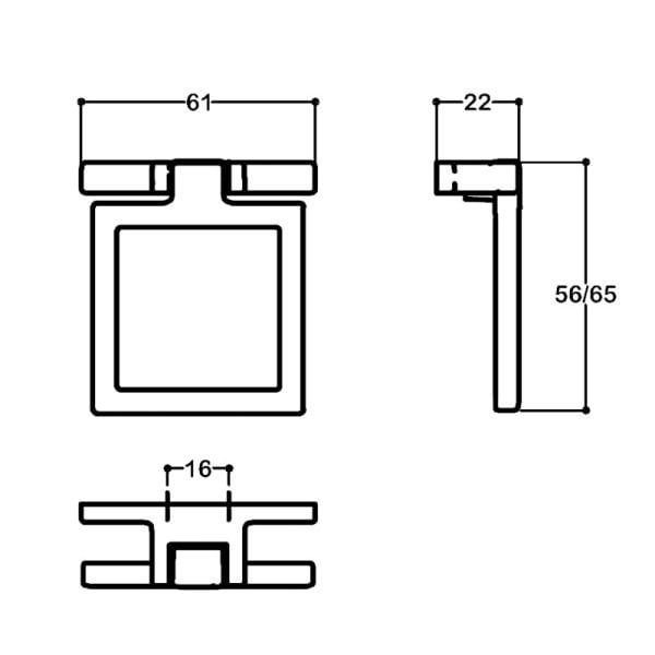 4637 47 mm Kulp Mat Siyah