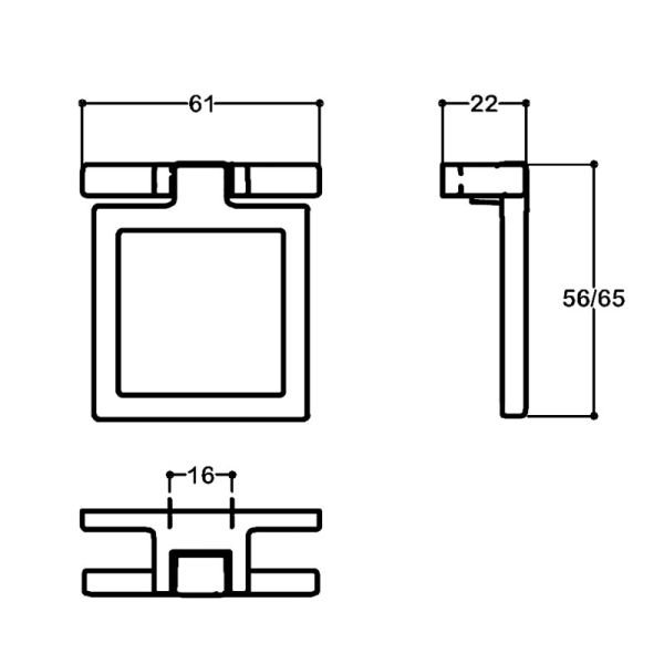 4637 47 mm Kulp Krom