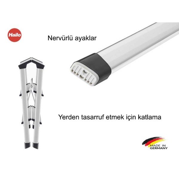 4443-701 D60 Merdiven 3 Basamaklı L90