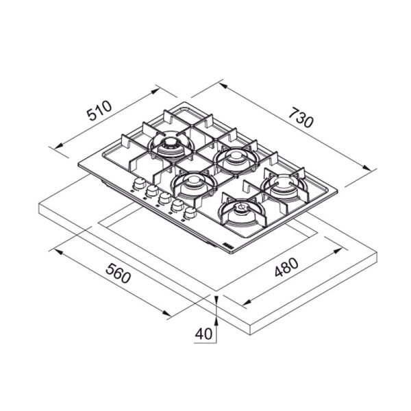 Ocak FHMA 755 4G DCL OY C 106.0572.276