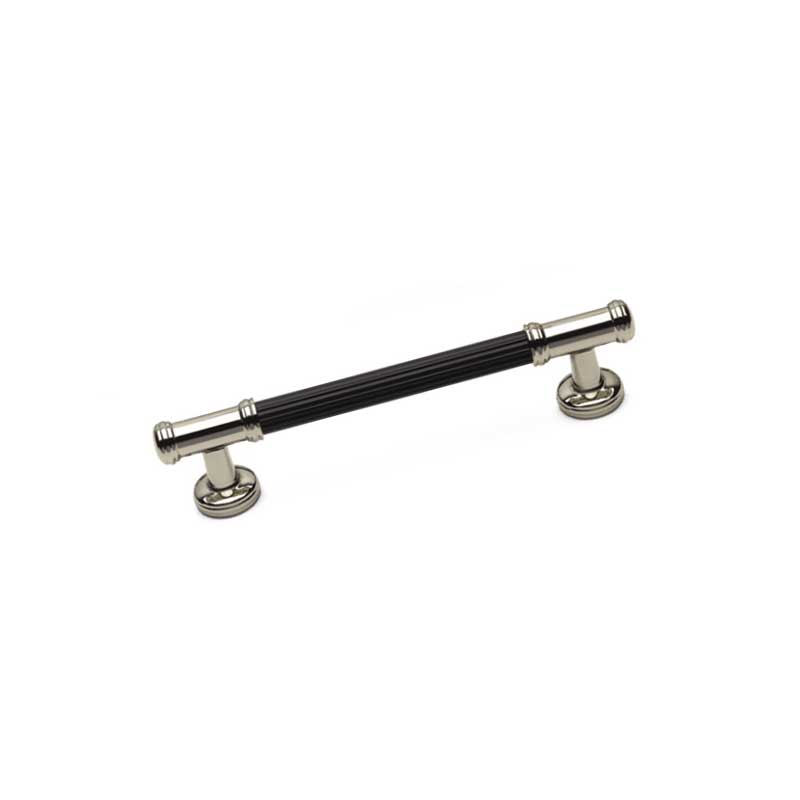 4665 Parlak Nikel-Mat Siyah Kulp 128 mm