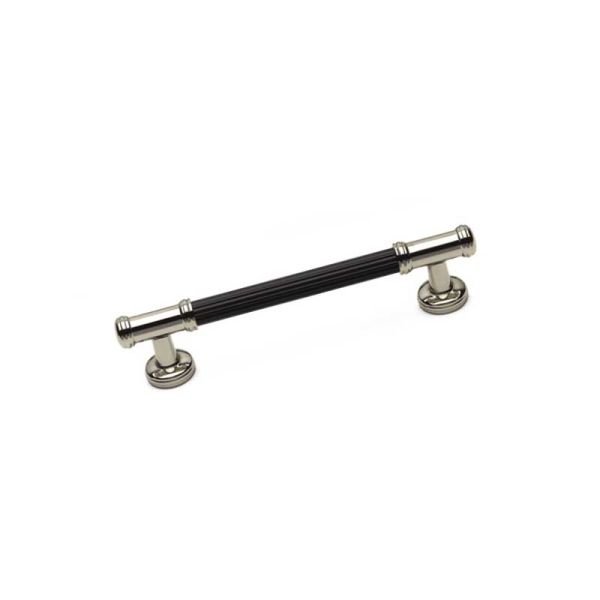 4665 Parlak Nikel-Mat Siyah Kulp 128 mm