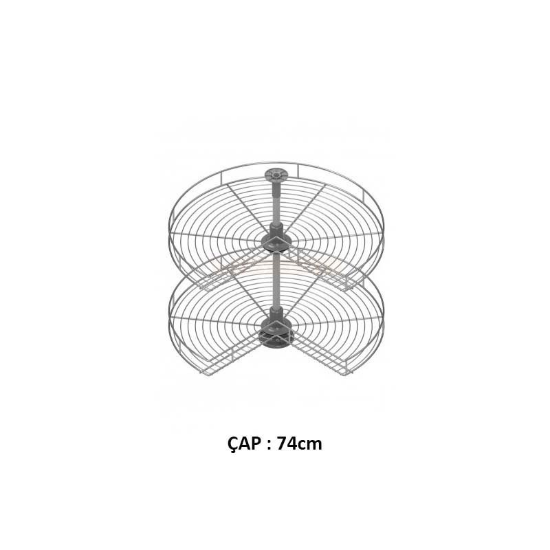 S-3021-C Döner 3/4/ Tel Sepet R:74cm