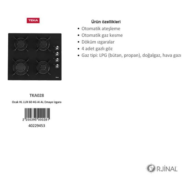Teka Siyah Set 5