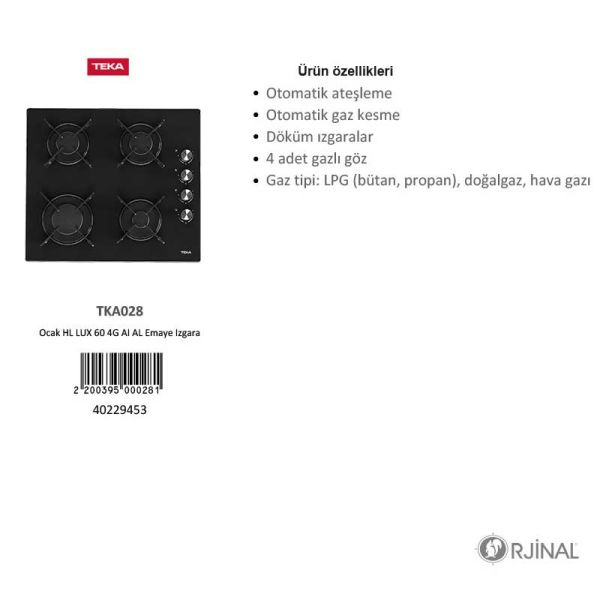 Teka Siyah Set 5