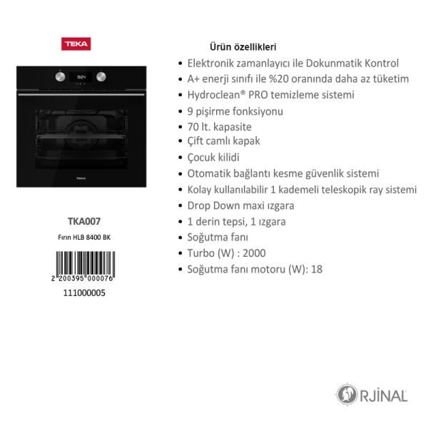 Teka Siyah Set 5
