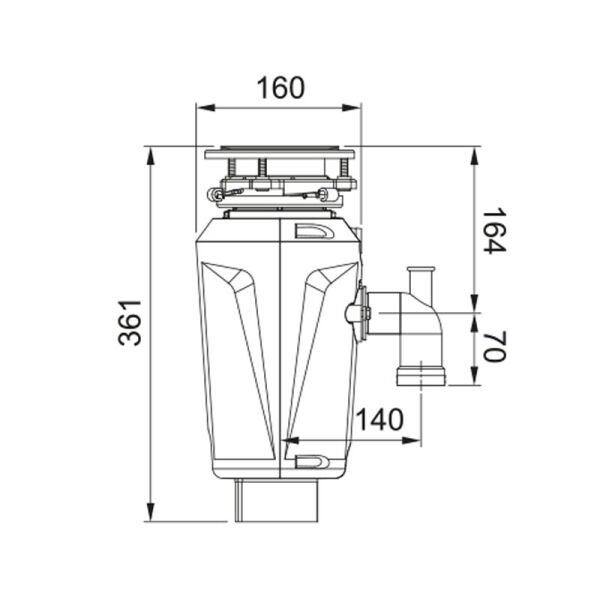Çöp Öğütücü SLİM 50 134.0715.098