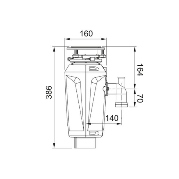 Çöp Öğütücü SLİM 75 134.0715.096
