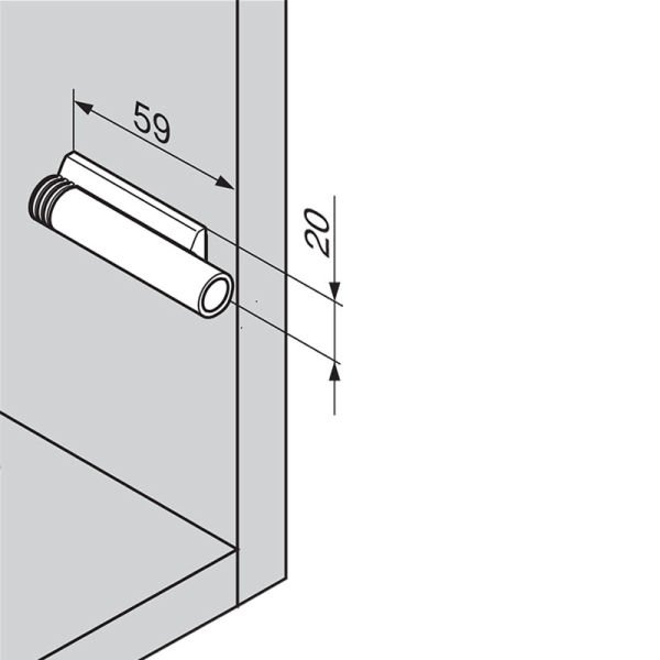 Kapak Fren Gövde Montajlı (Blumotion) Düz Adaptör