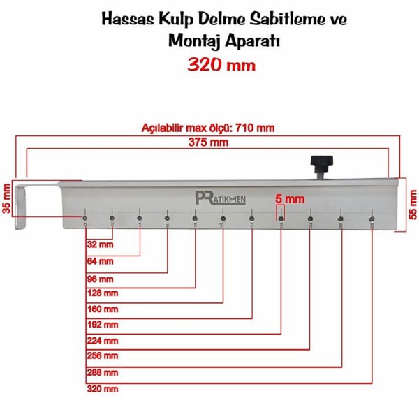 SL0561 Şekillendirme, Kalıp Aparatı 25cm