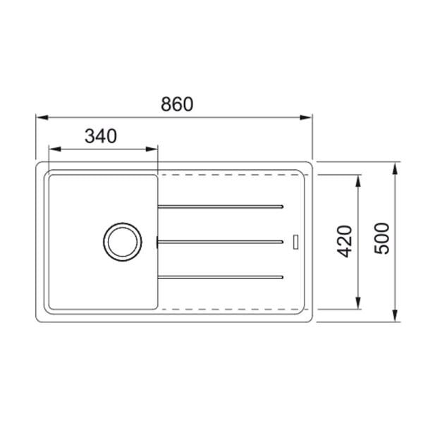 Evye BFG 611 Stone Grey 114.0655.947