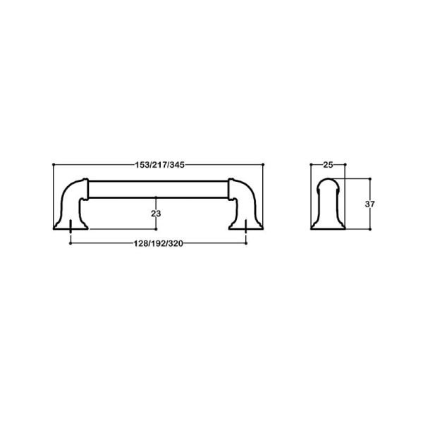 4680 Mat Siyah Kulp 128 mm
