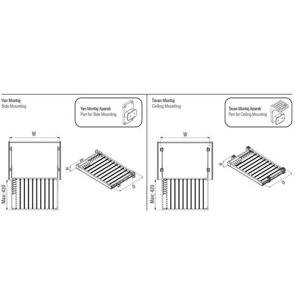 S-6207-G Pantolonluk 80cm