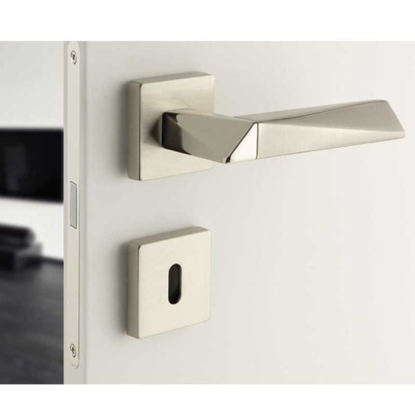 AGATE Mat Siyah  Kapı Kolu