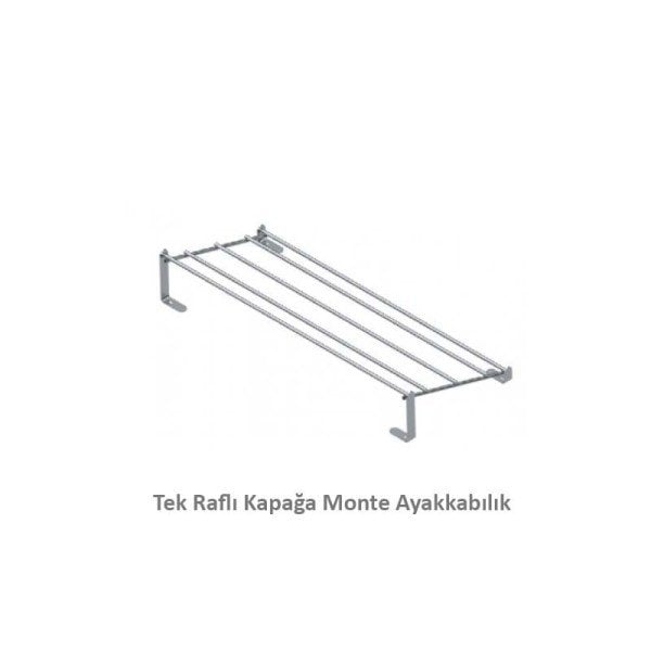 S-6131-C Tek Raflı Kağağa Monte Ayakkabılık 60cm