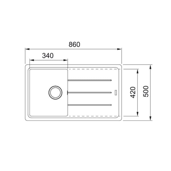 Evye BFG 611 Bianco 114.0655.972