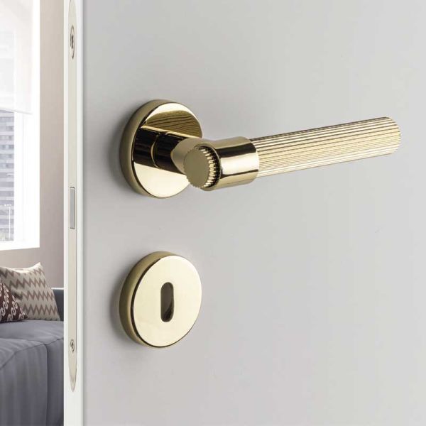 AXEL-L Füme Saten  Kapı Kolu