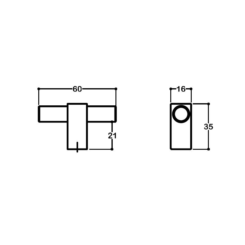 System 8939 Altın Kulp SP 8939 0008 GL-GL Kulp