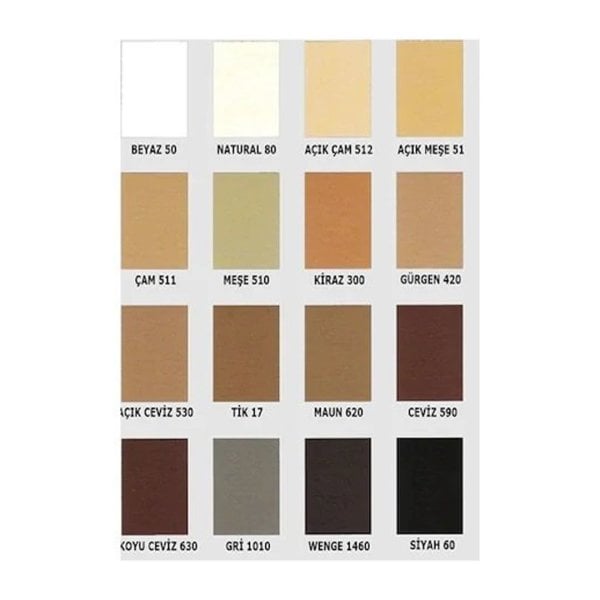 Samet Tamir Macunu Renkleri