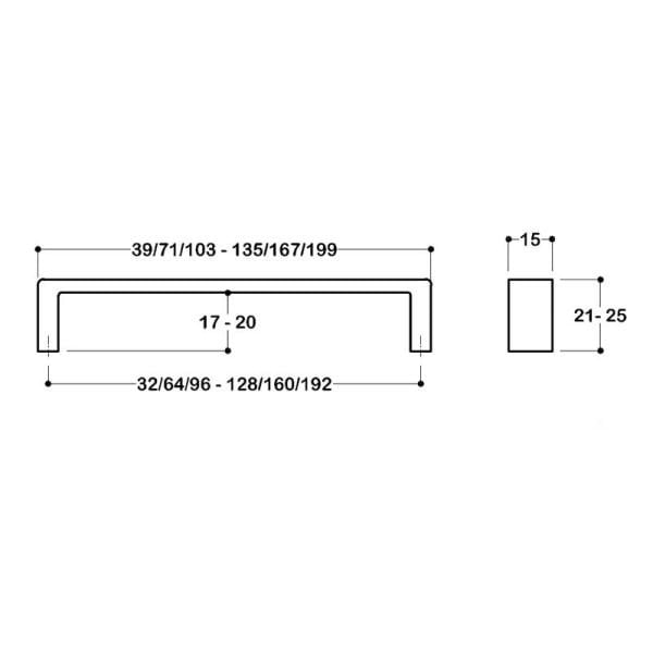 6250 Krom Kulp 32 mm