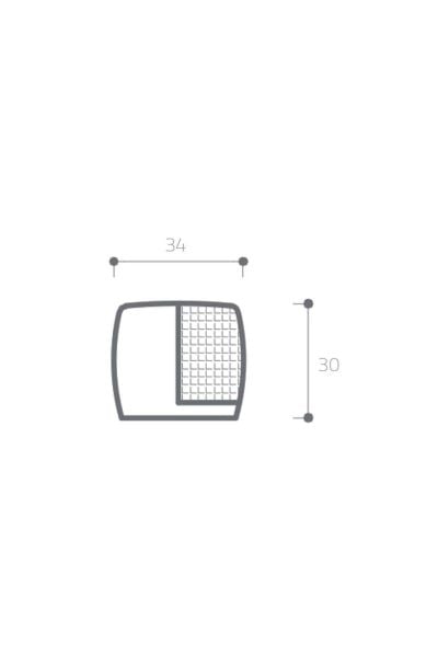 1015 34 mm Kapı Stobu Krom Saten