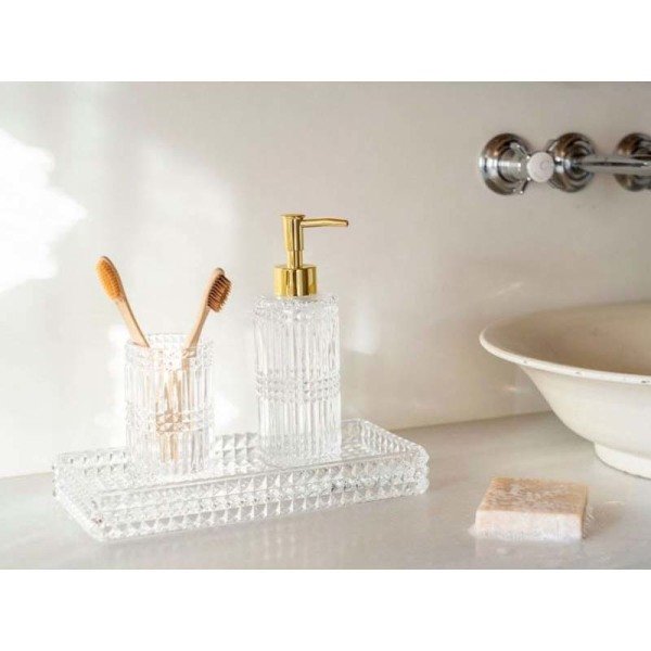 BA69123 Diş Fırçalık Kristal Şefaf