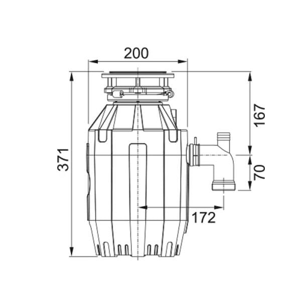 Çöp Öğütücü TE 75 650W 134.0500.618