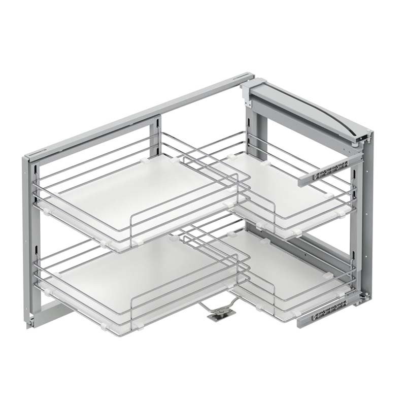 Kör Köşe Mekanizması Ahşap Tablalı 45cm Sağ