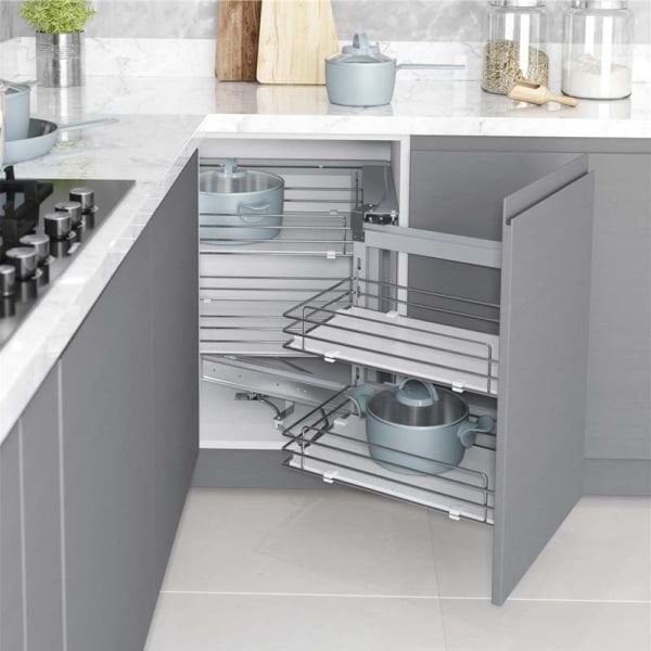 S-3004-C Kör Köşe Ahşap Frenli (Sağ Kapak)