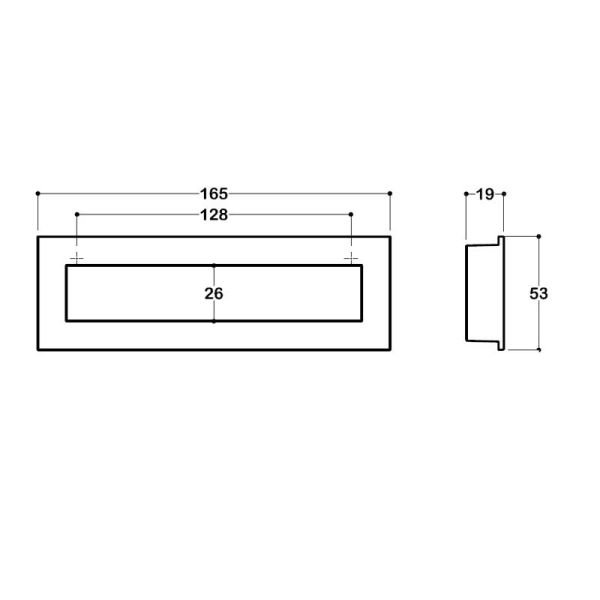 7475 128 mm Kulp Krom