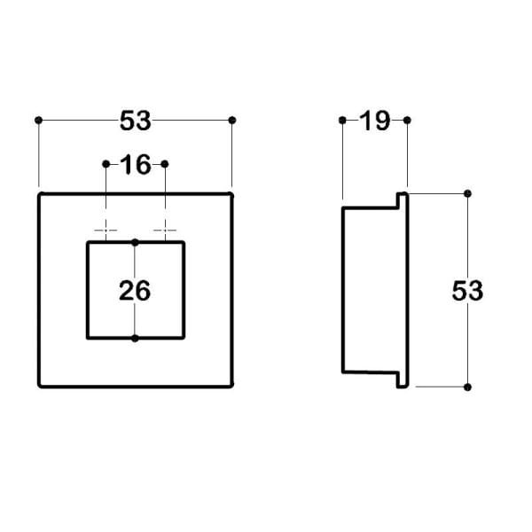 7483 16 mm Kulp Krom