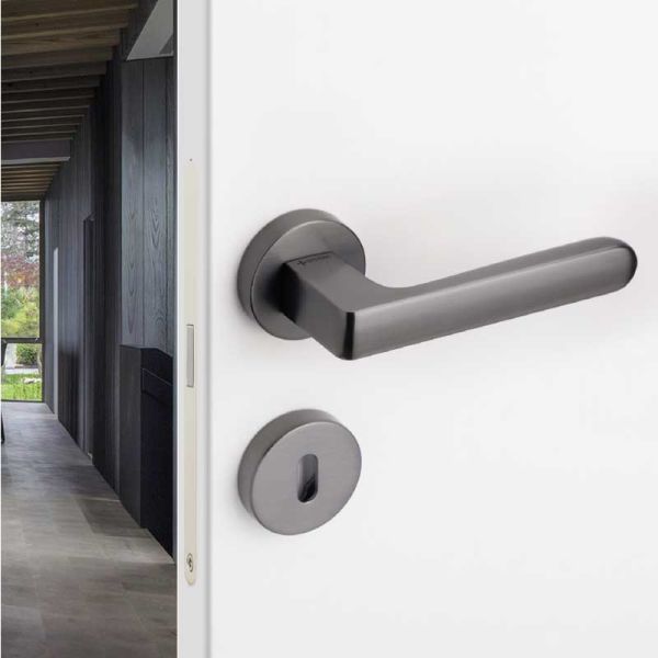 MARVEL Füme Saten  Kapı Kolu