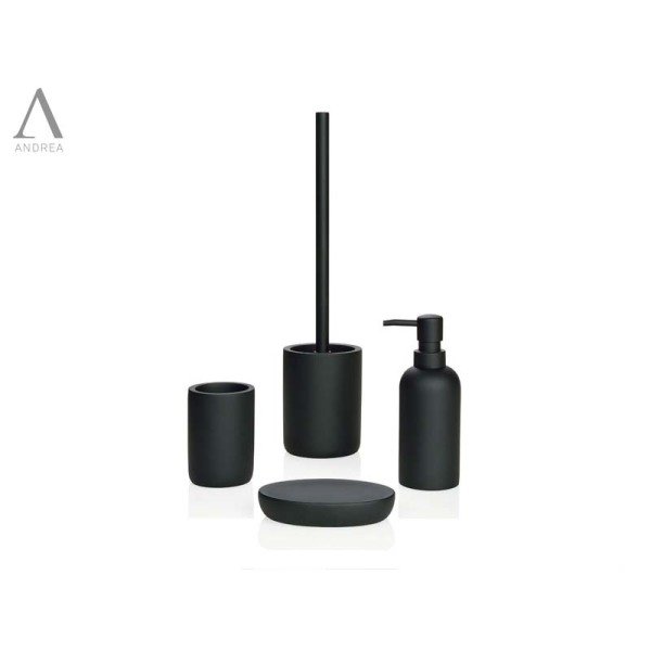 BA18251 Katı Sabunluk Mat Siyah