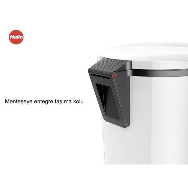 0517-010 Çöp Kovası Pure M İnox 12 Lt