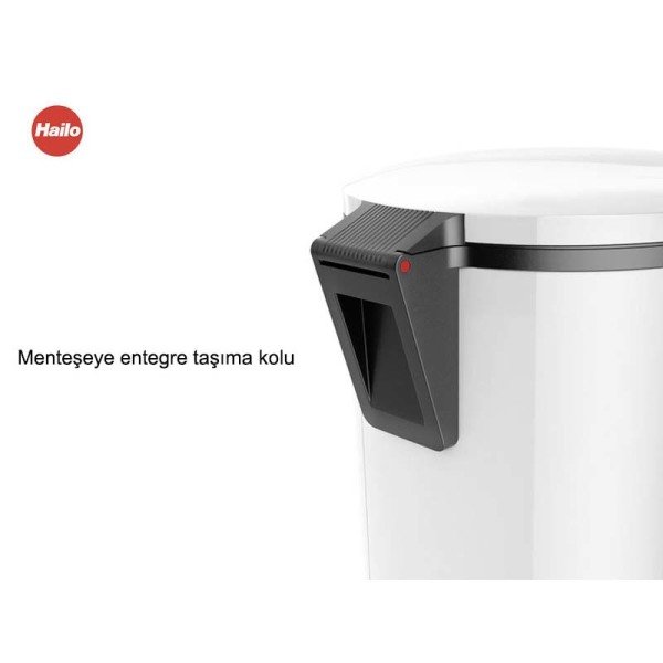0517-010 Çöp Kovası Pure M İnox 12 Lt