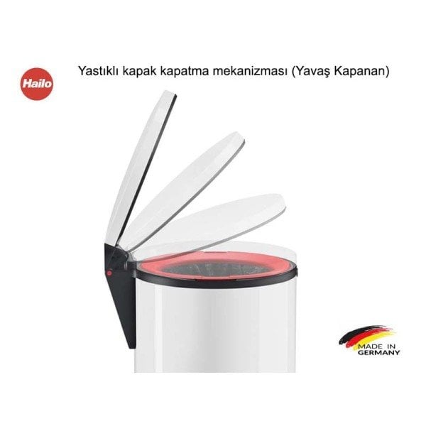 0517-060 Çöp Kovası Pure M Siyah 12 Lt