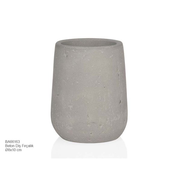 BA66163 Diş Fırçalık Beton Efekt
