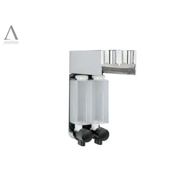 BA19002 Krom Çiftli Sıvı Sabunluk