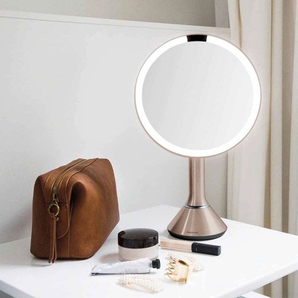 ST3027 Sensörlü Rose Gold Ayna El Işık Kontrol