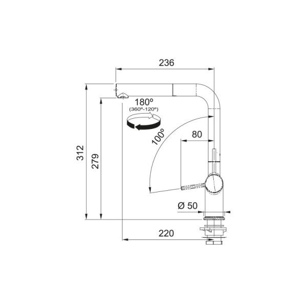 MRG 110-72 Slate Grey Evye+Active Plus Doccia Batarya+Sabunluk Set