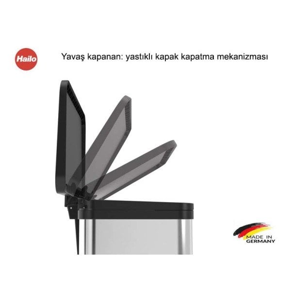 0630-260 Çöp Kovası Öko Plus L İkili 17+9 Lt