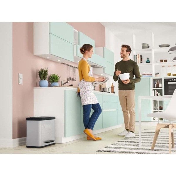 0630-260 Çöp Kovası Öko Plus L İkili 17+9 Lt