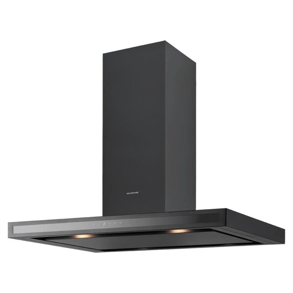 Davlumbaz 4113 Venezia İsola Ada 90cm Siyah