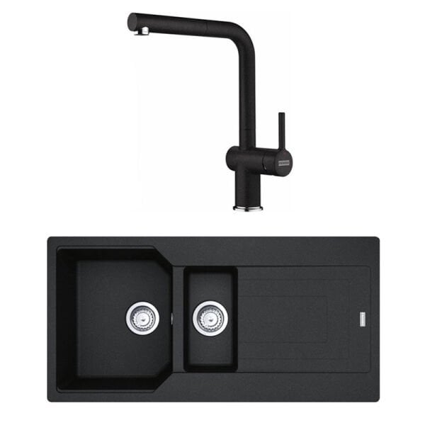 URBAN UBG 651-100 Evye+Active Plus Doccia Batarya Nero Set