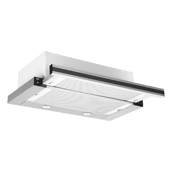 Aspiratör 1140 Crystal Line Inox-Siyah