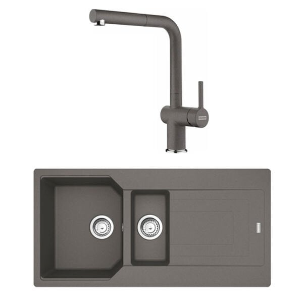 URBAN UBG 651-100 Evye+Active Plus Doccia Batarya Stone Grey Set